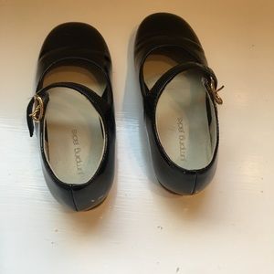 Girls jumping Jacks Black dress shoes